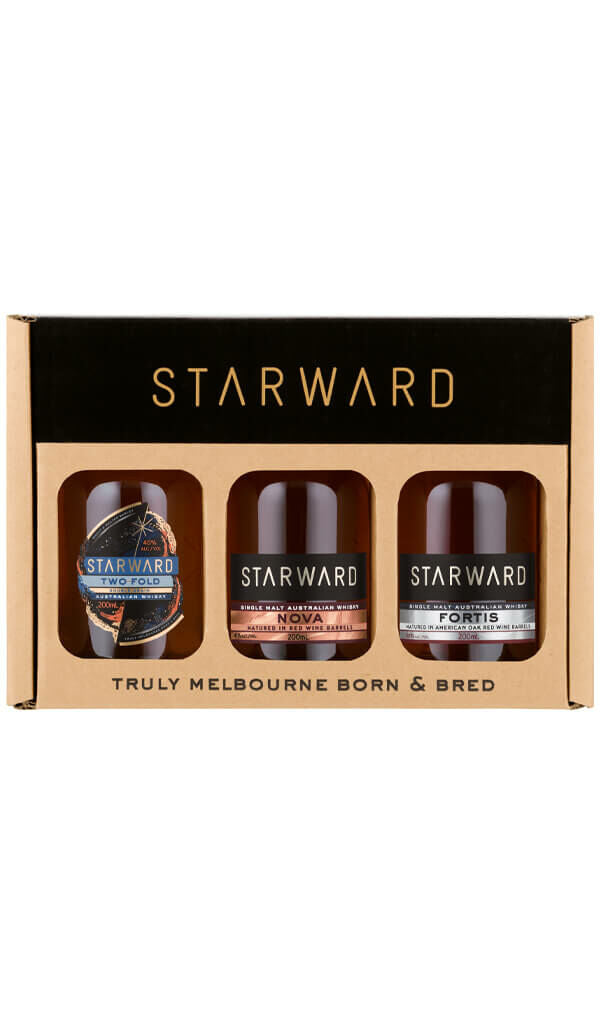 Find out more or buy Starward Australian Whisky Gift Pack 3 x 200ml online at Wine Sellers Direct - Australia’s independent liquor specialists.