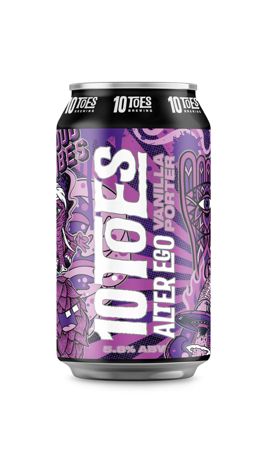 Find out more or buy 10 Toes Alter Ego Vanilla Porter 375mL online at Wine Sellers Direct - Australia’s independent liquor specialists.