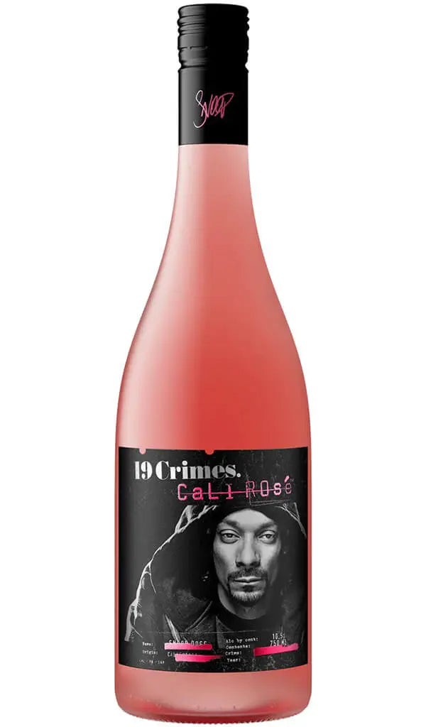 19 Crimes Snoop Dogg Cali Rosé NV 750ml bottle from California USA