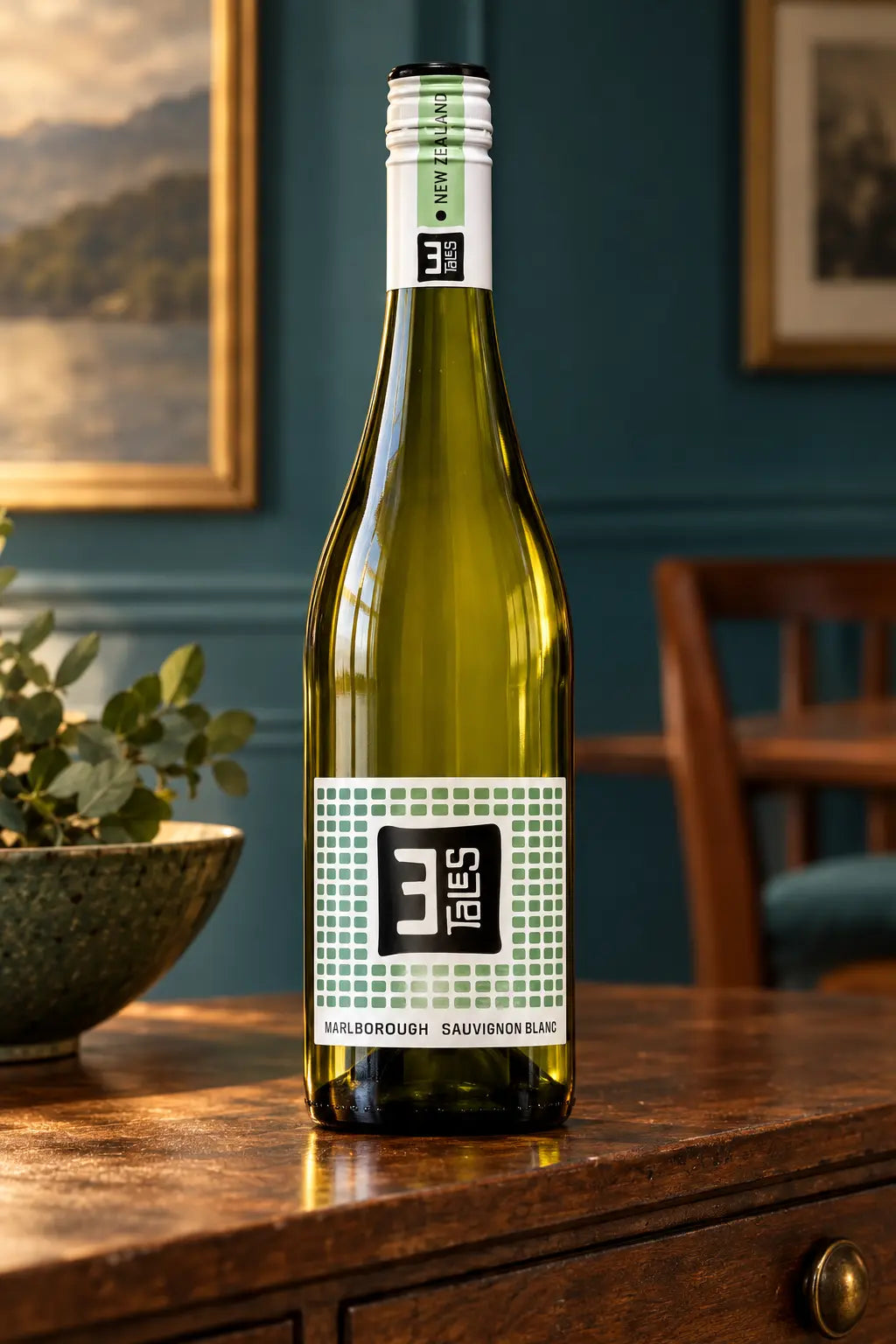 3 Tales Sauvignon Blanc 2026 750mL bottle of white wine from Malborough, New Zealand