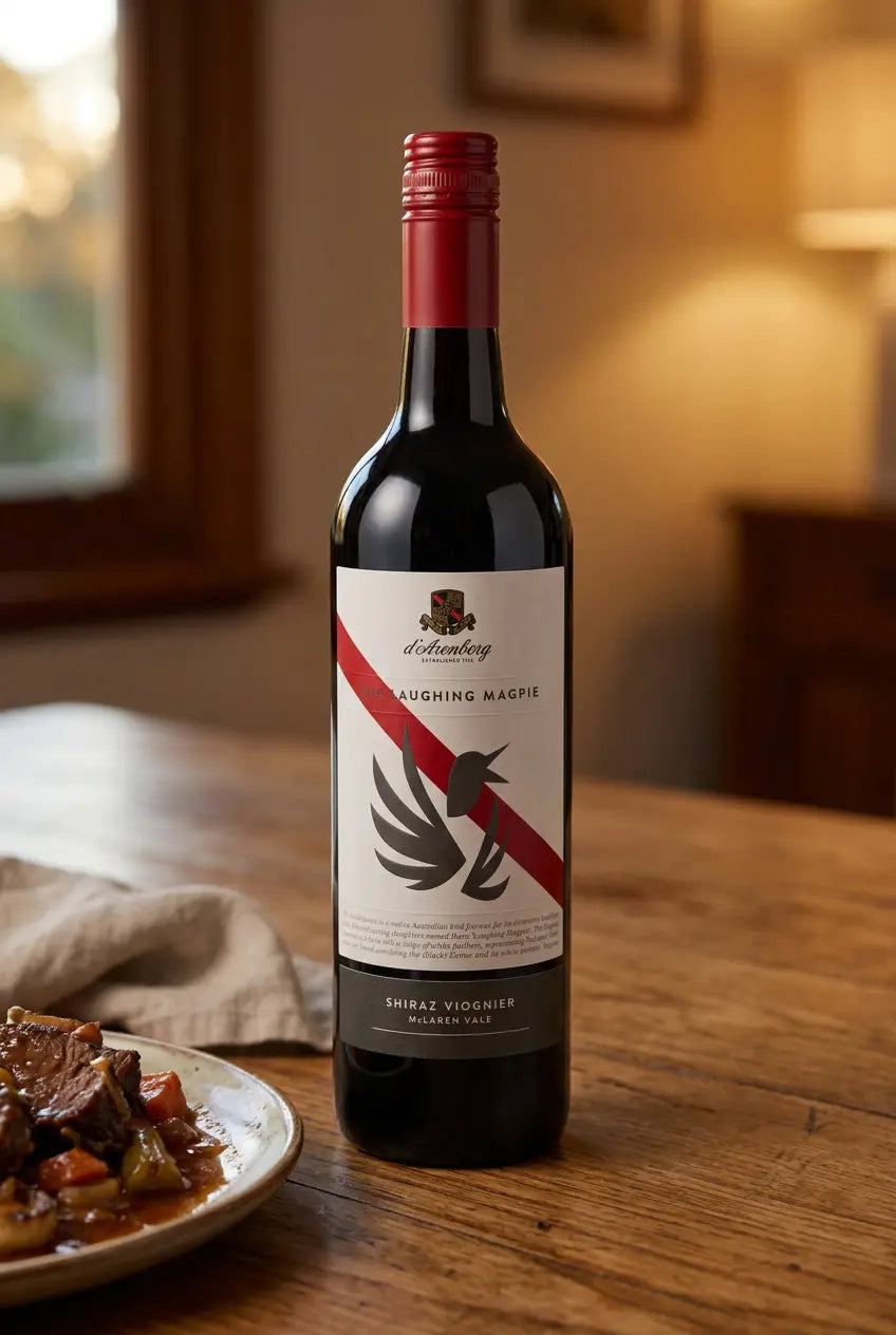d'Arenberg The Laughing Magpie Shiraz Viognier 2020 McLaren Vale 750mL bottle