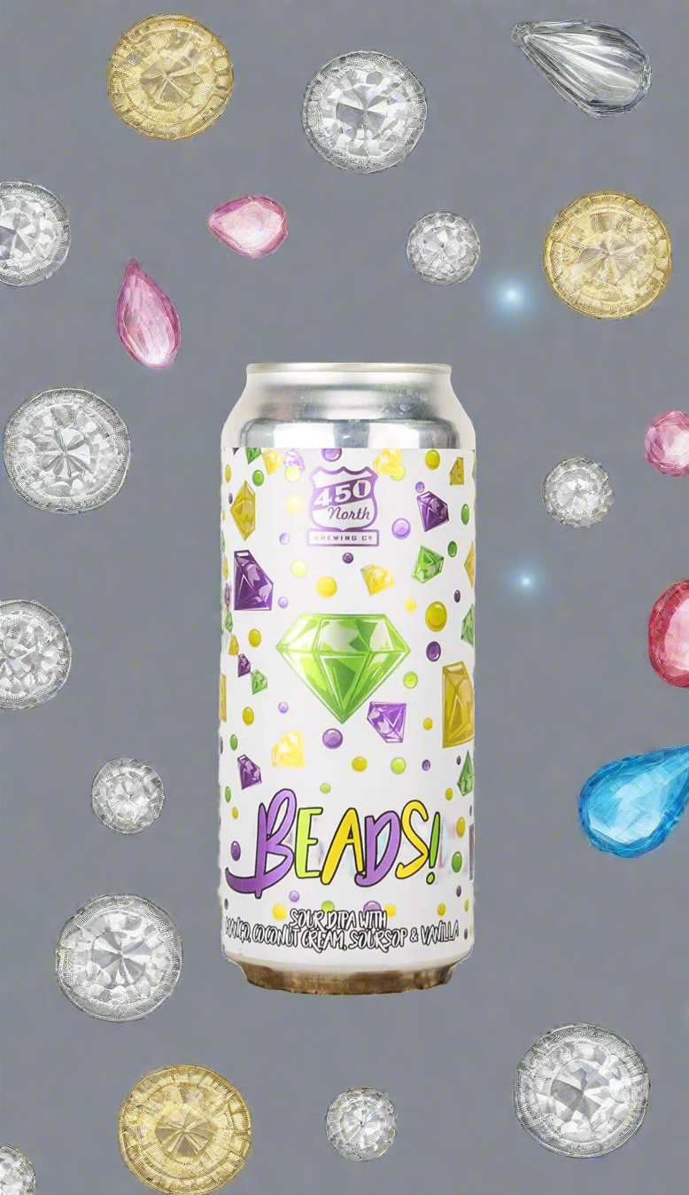 Find out more or buy 450 North Beads! Sour DIPA 473ml online at Wine Sellers Direct - Australia’s independent liquor specialists.