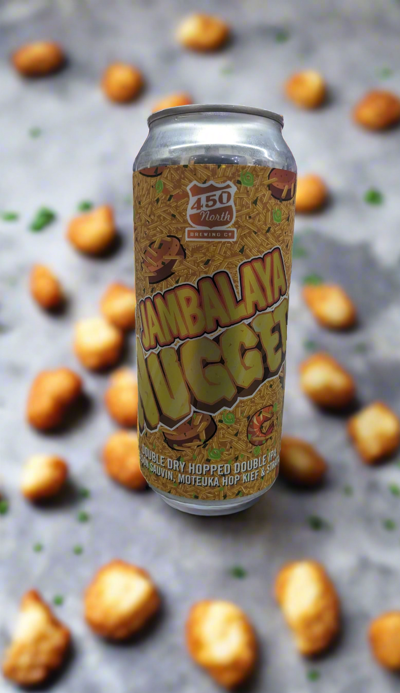 Find out more or buy 450 North Jambalaya Nuggets DDH DIPA 473ml online at Wine Sellers Direct - Australia’s independent liquor specialists.