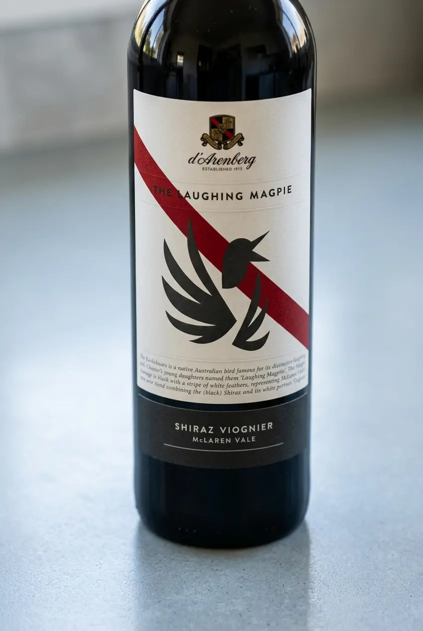 d'Arenberg The Laughing Magpie Shiraz Viognier 2020 McLaren Vale 750mL bottle