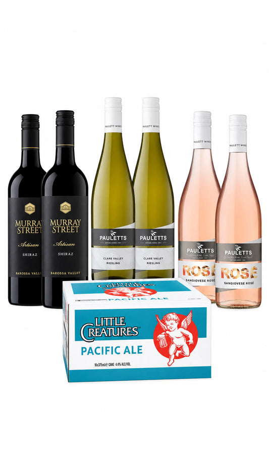 Spring Entertaining Wine & Beer Pack - 6 wines, and 16 beers.