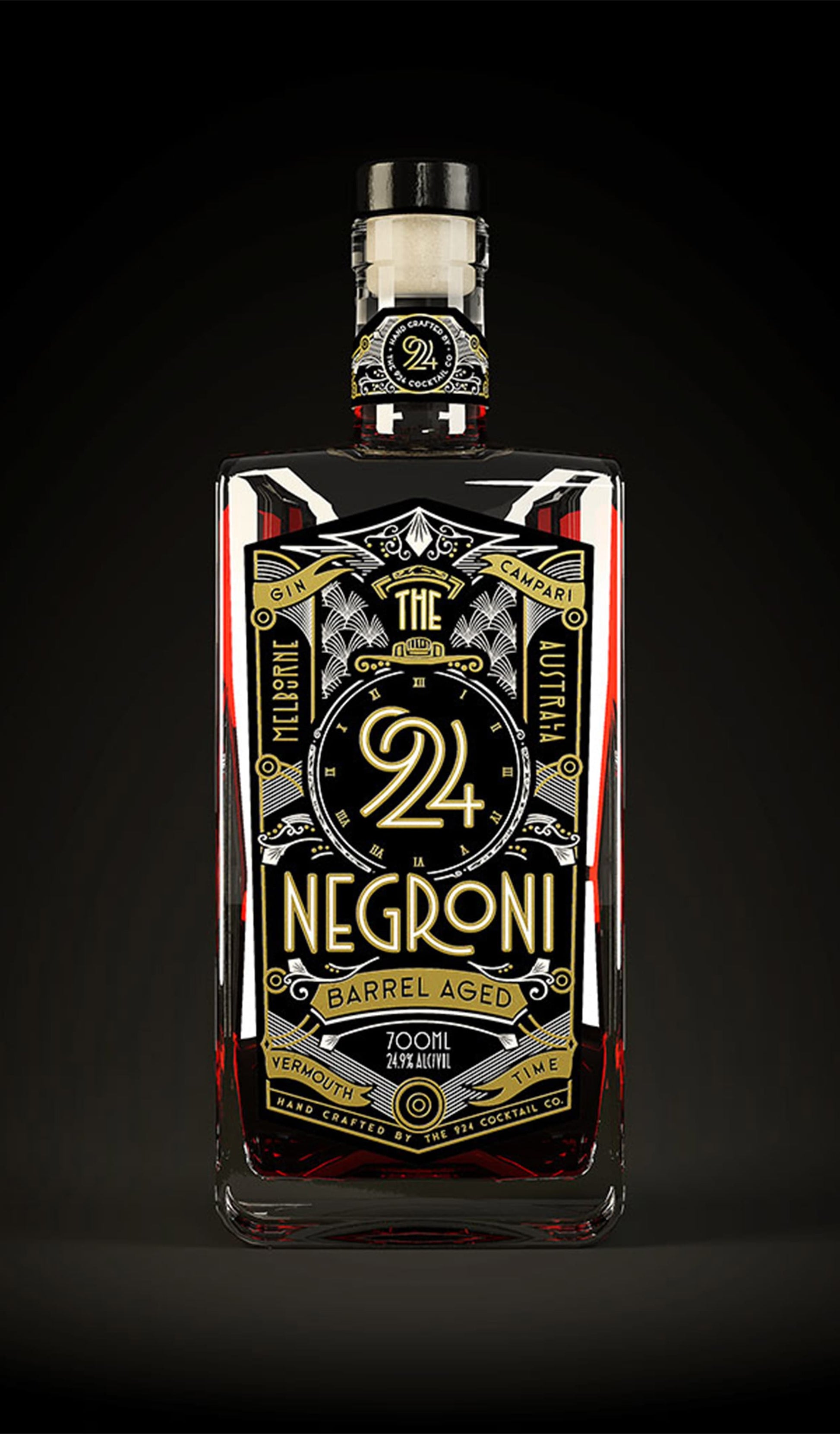 Find out more or buy 924 Cocktail Co Negroni Barrel Aged 700ml online at Wine Sellers Direct - Australia’s independent liquor specialists.