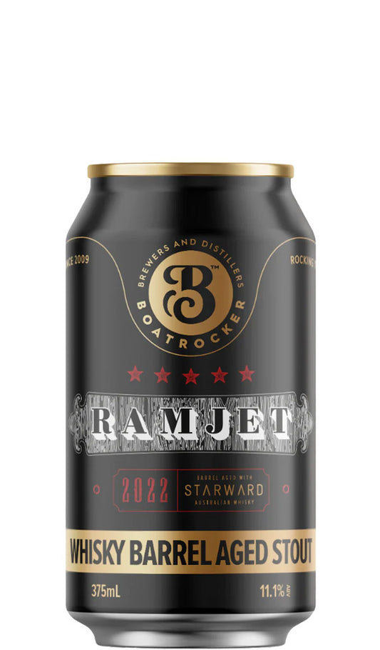 Find out more or buy Boatrocker Ramjet 2022 Starward Whisky Barrel Aged Imperial Stout 11.1% 375mL available online at Wine Sellers Direct - Australia's independent liquor specialists.