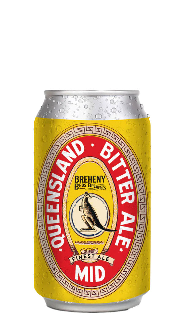 Breheny Bros Breweries Queensland Bitter Mid 355mL - Wine Sellers Direct