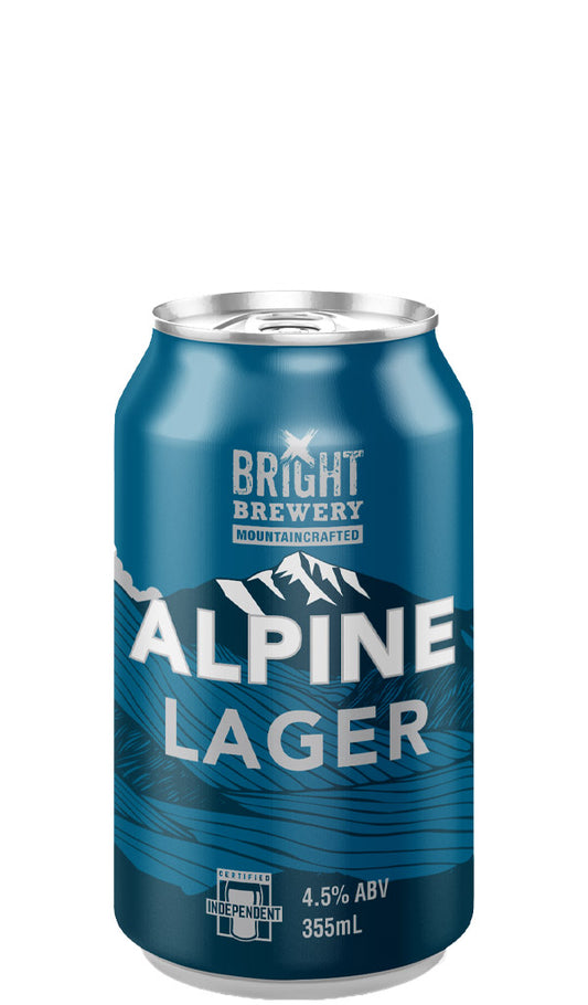 Find out more or buy Bright Brewery Alpine Lager 375ml online at Wine Sellers Direct - Australia’s independent liquor specialists.