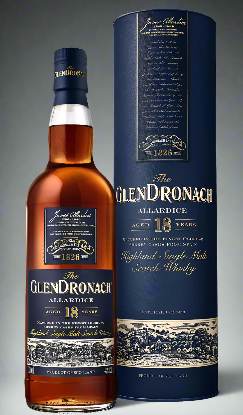 Find out more or buy The GlenDronach Allardice 18 Year Old Single Malt (Scotch Whisky) 700ml online at Wine Sellers Direct - Australia’s independent liquor specialists.