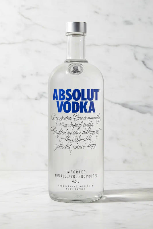 Buy Absolut Original Vodka 4.5 Litre (4500mL) available at Wine Sellers Direct's best prices.