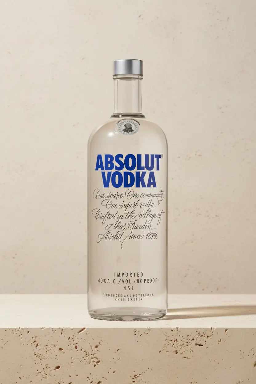 Buy Absolut Original Vodka 4.5 Litre (4500mL) available at Wine Sellers Direct's best prices.