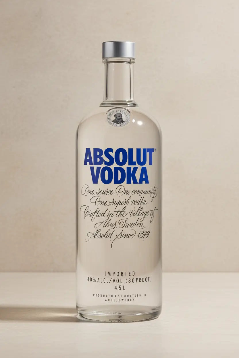 Buy Absolut Original Vodka 4.5 Litre (4500mL) available at Wine Sellers Direct's best prices.