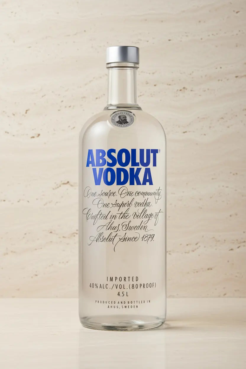 Buy Absolut Original Vodka 4.5 Litre (4500mL) available at Wine Sellers Direct's best prices.
