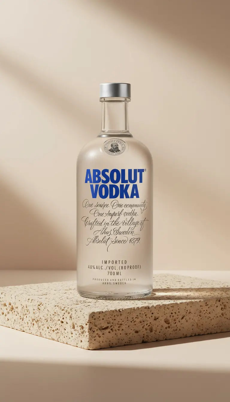 Buy Absolut Vodka 700ml - Premium Swedish Vodka - Original at Wine Sellers Direct's best prices.