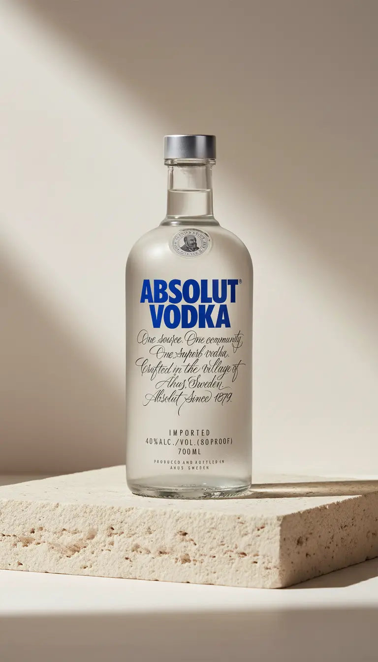 Buy Absolut Vodka 700ml - Premium Swedish Vodka - Original at Wine Sellers Direct's best prices.