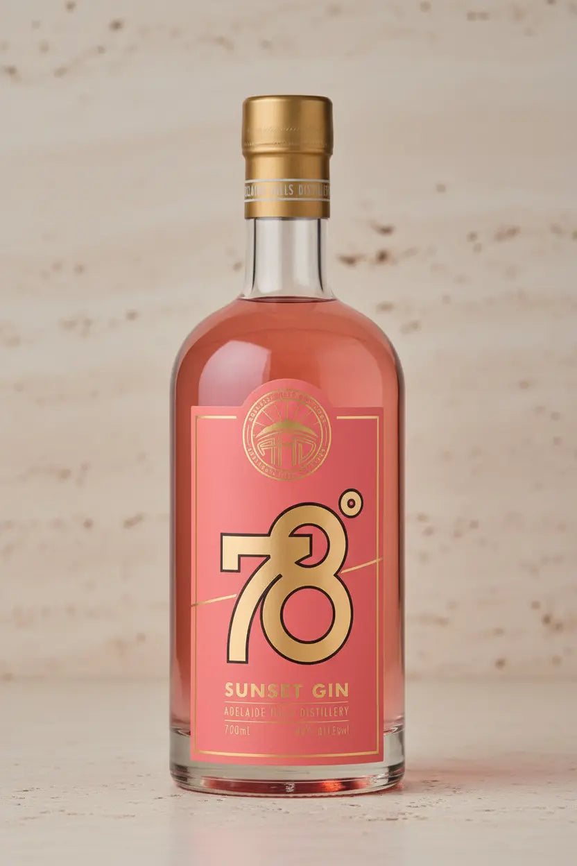 Buy Adelaide Hills Distillery 78˚ Sunset Gin 700ml online at Wine Sellers Direct's best prices.