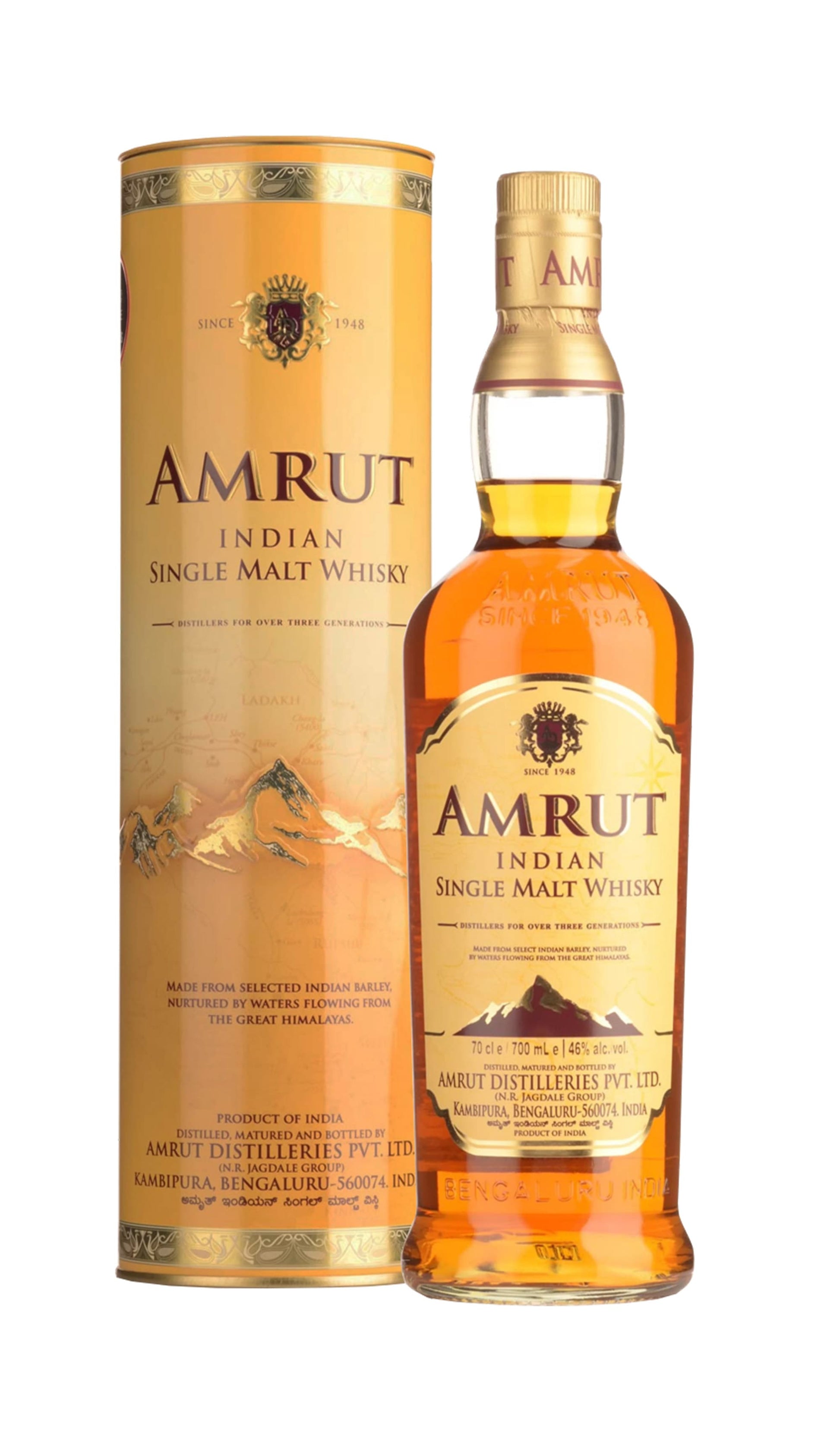 Find out more or buy Amrut Indian Single Malt 700mL available at Wine Sellers Direct's best prices.