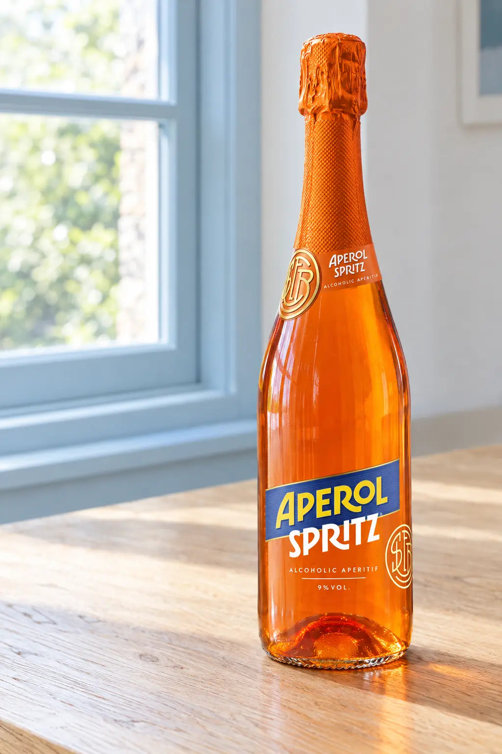 Aperol Spritz Ready to Serve 750mL bottle.