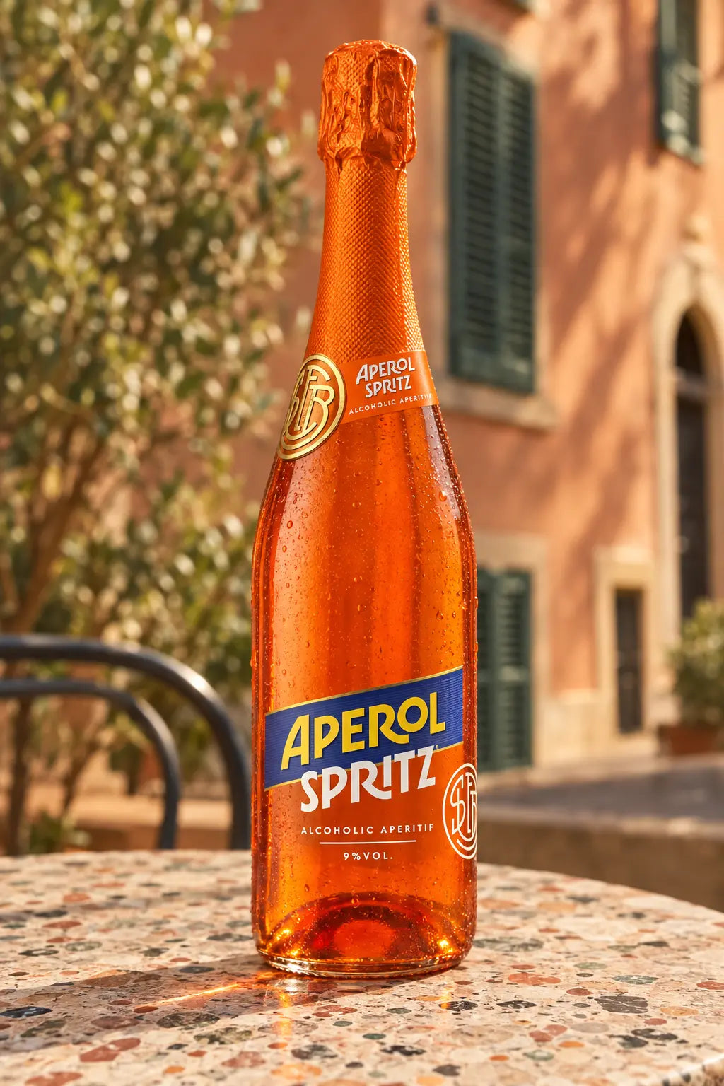 Aperol Spritz Ready to Serve 750mL bottle.