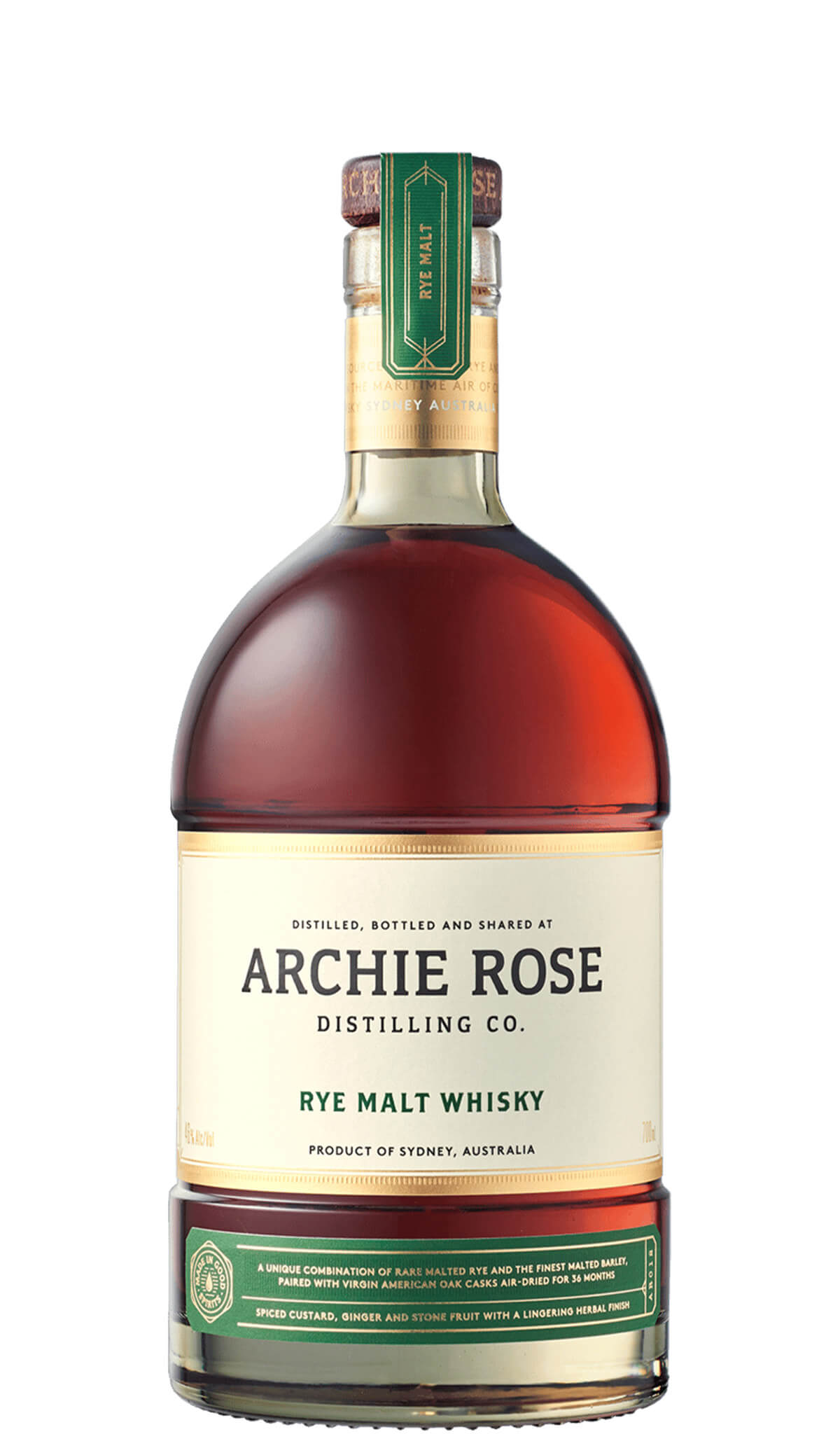 Find out more, explore the range and buy Archie Rose Rye Malt Whisky 700mL available online at Wine Sellers Direct - Australia's independent liquor specialists.