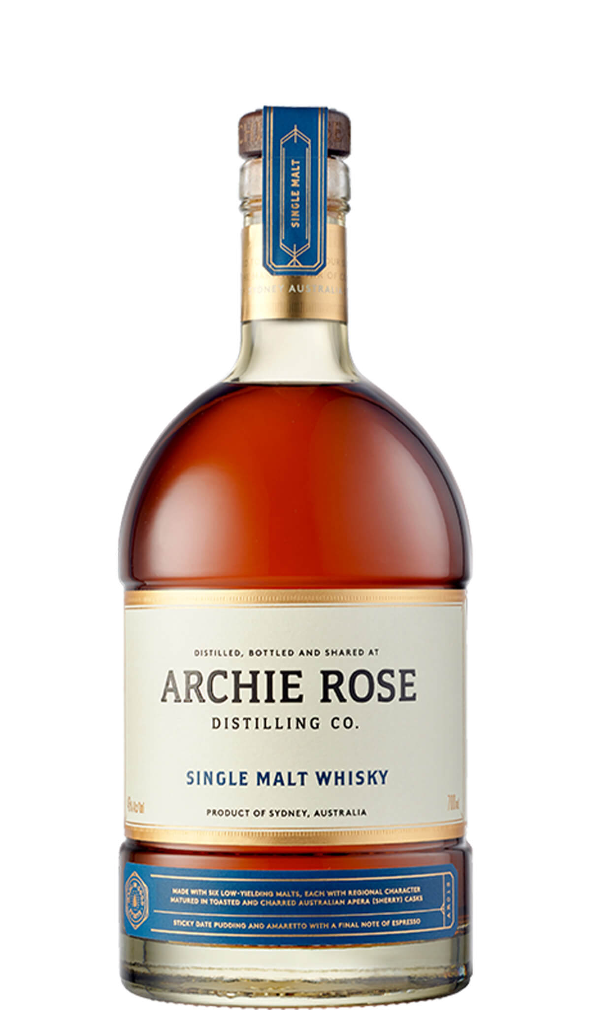 Find out more, explore the range and buy Archie Rose Single Malt Whisky 700mL available online at Wine Sellers Direct - Australia's independent liquor specialists.