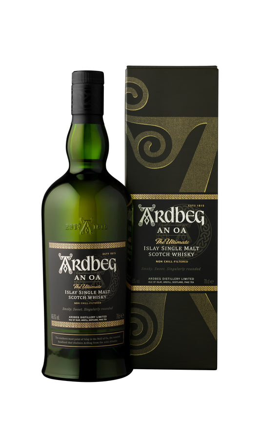 Find out more or buy Ardbeg An Oa Single Malt Scotch 700mL (Islay) available at Wine Sellers Direct's best prices.