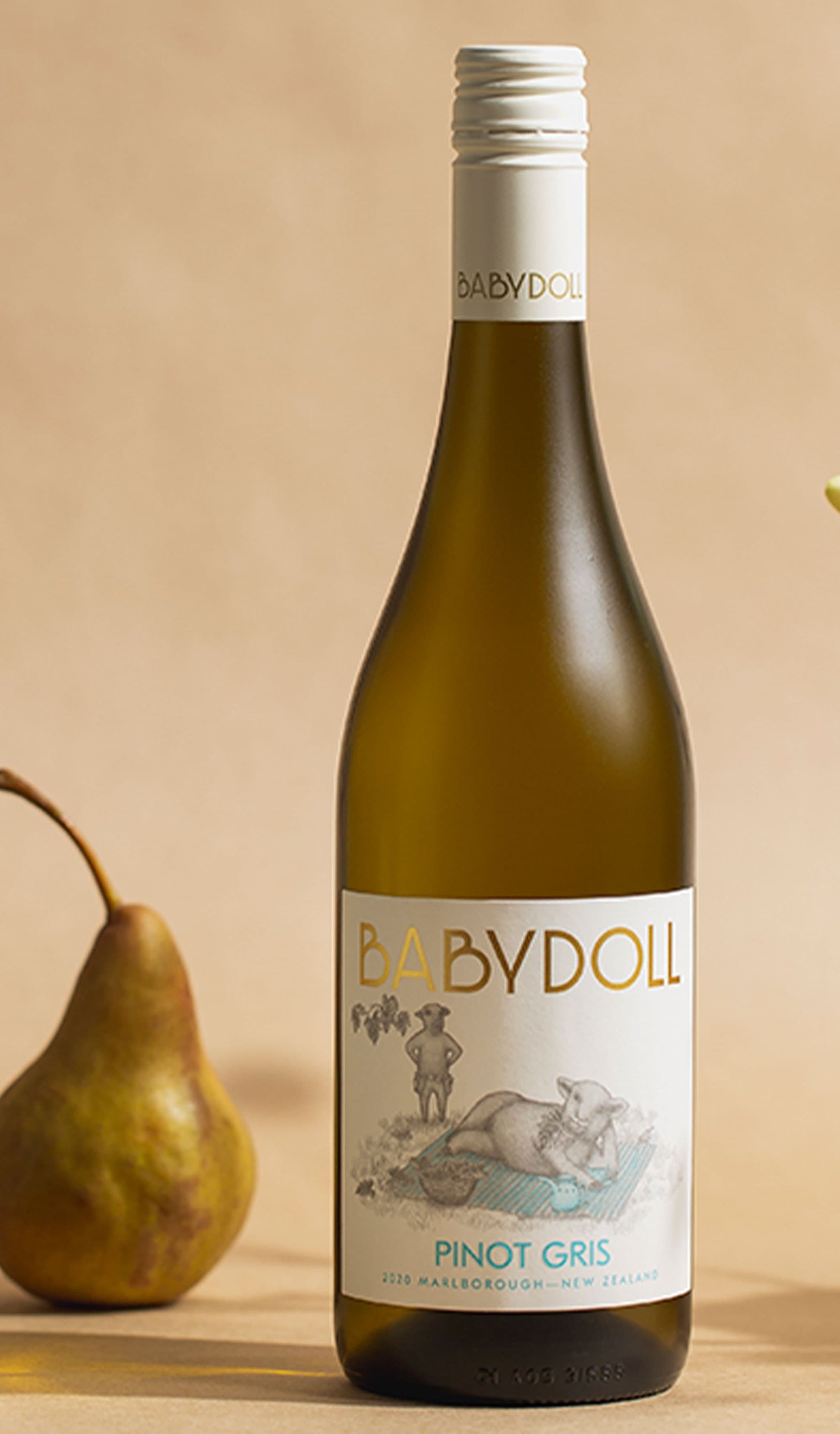 Buy Babydoll Pinot Gris 2023 (New Zealand) available at Wine Sellers Direct's best prices.