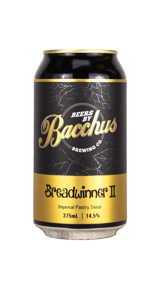 Find out more or buy Bacchus Breadwinner II Pastry Stout 375mL online at Wine Sellers Direct - Australia’s independent liquor specialists.