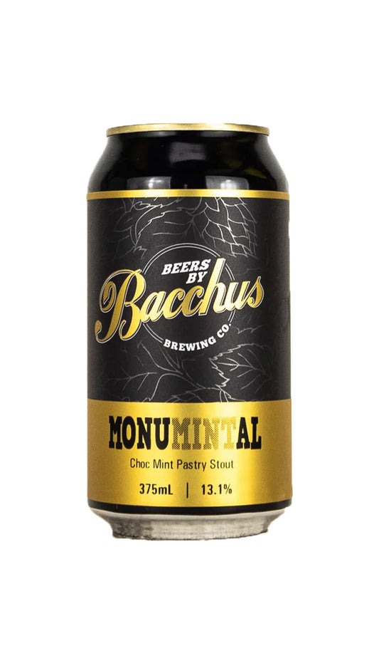 Find out more or buy Bacchus Monumintal Choc Mint Pastry Stout 375mL online at Wine Sellers Direct - Australia’s independent liquor specialists.