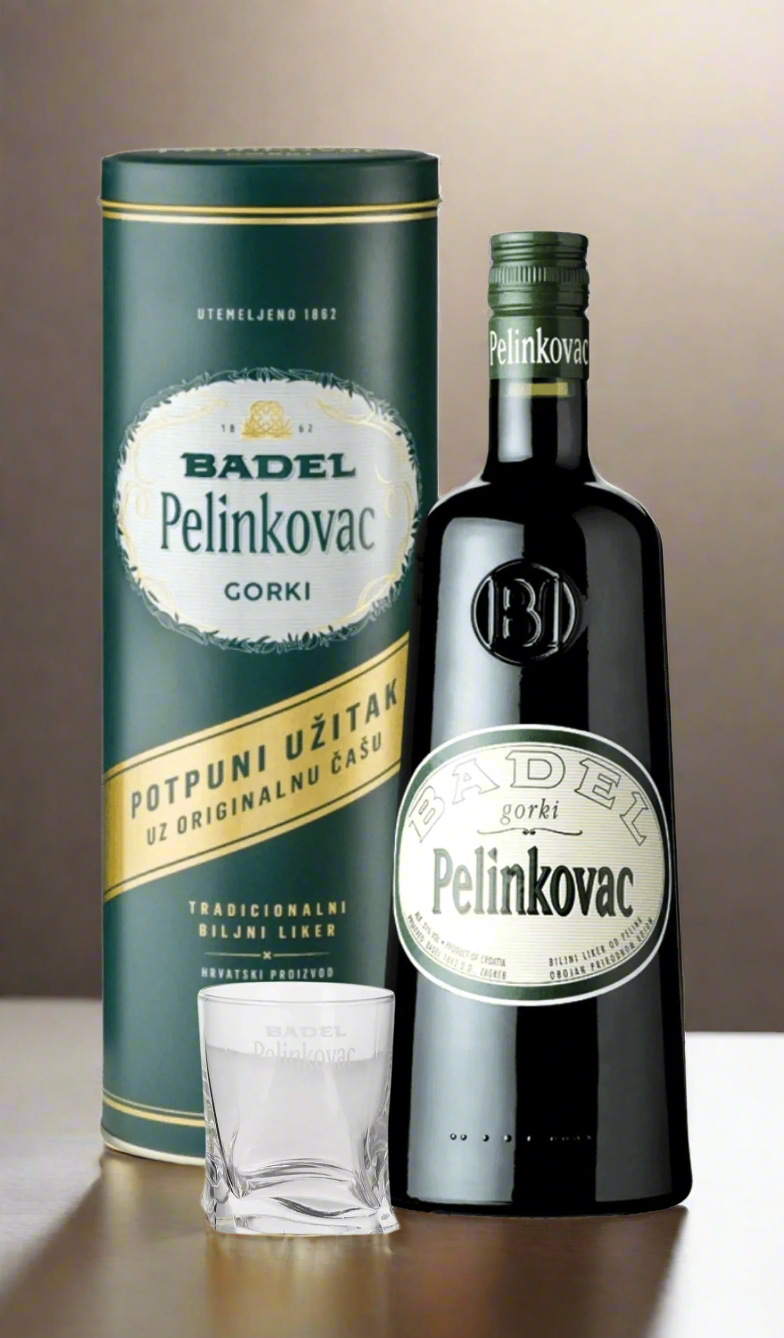 Find out more or buy Badel Pelinkovac Herbal Liqueur 700mL Gift Cylinder & Glass available at Wine Sellers Direct's best prices - Australia's independent liquor specialists.