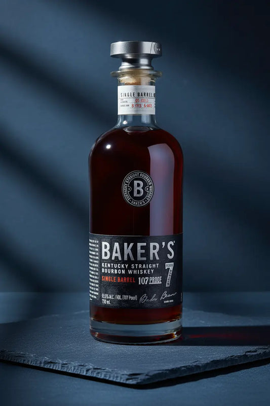 Find out more or buy Baker's Kentucky Straight Bourbon Single Barrel 107 Proof 700ml online at Wine Sellers Direct's best prices.
