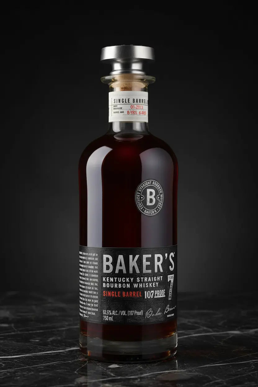 Find out more or buy Baker's Kentucky Straight Bourbon Single Barrel 107 Proof 700ml online at Wine Sellers Direct's best prices.