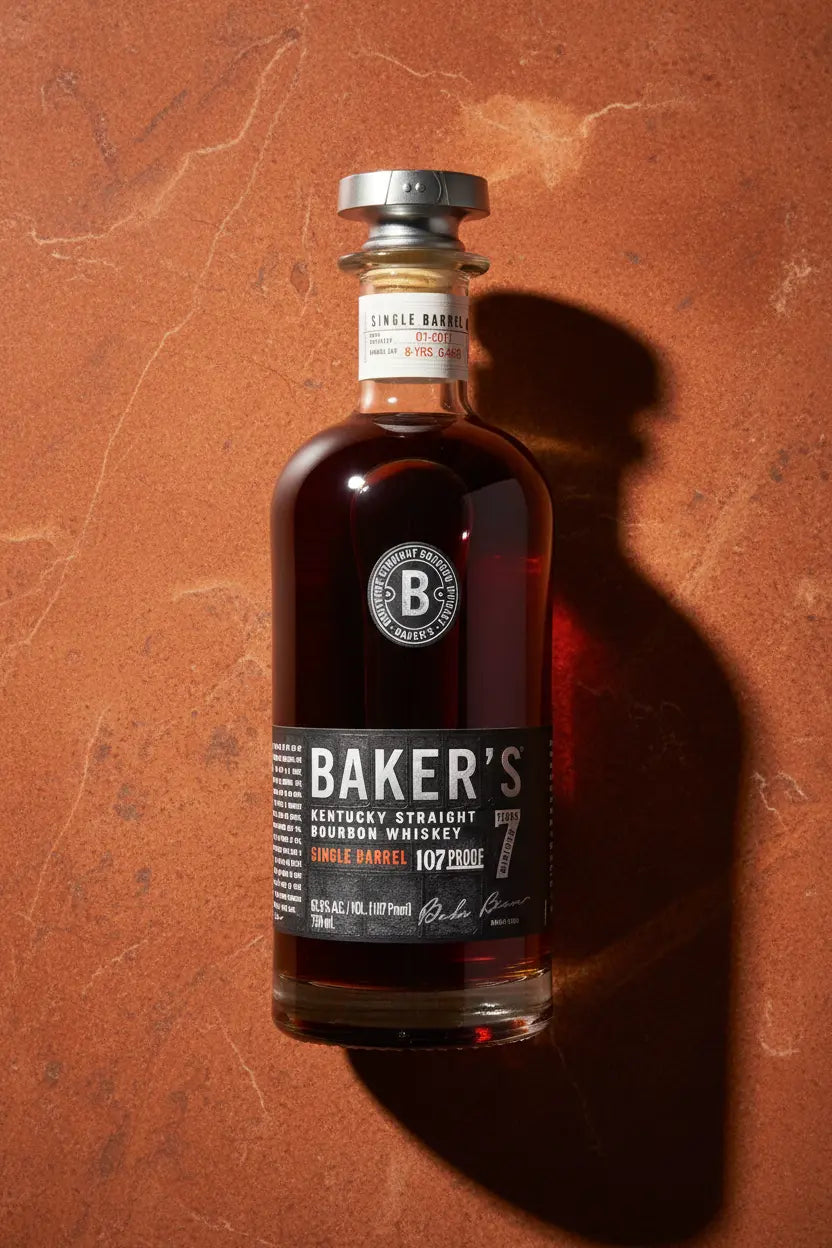 Find out more or buy Baker's Kentucky Straight Bourbon Single Barrel 107 Proof 700ml online at Wine Sellers Direct's best prices.