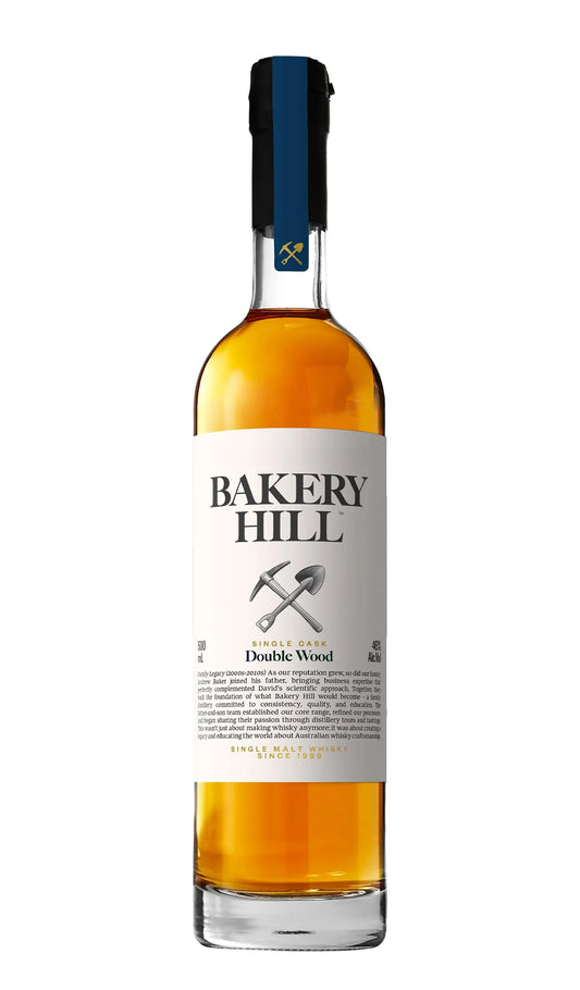 Buy Bakery Hill Double Wood Single Malt 500ml Australian Whisky online at Wine Sellers Direct's best prices.