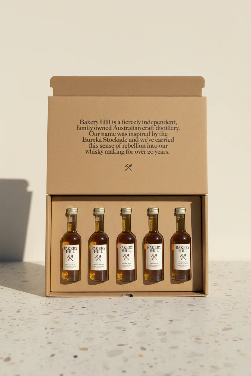 Buy Bakery Hill Miners 5 Pack Single Malt Whisky 5x50mL online at Wine Sellers Direct's best prices.