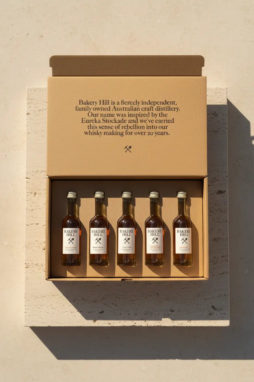Buy Bakery Hill Miners 5 Pack Single Malt Whisky 5x50mL online at Wine Sellers Direct's best prices.
