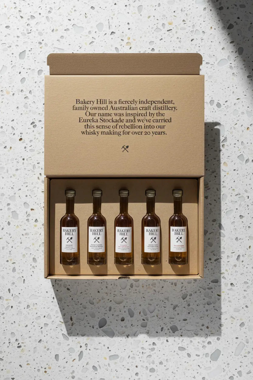 Buy Bakery Hill Miners 5 Pack Single Malt Whisky 5x50mL online at Wine Sellers Direct's best prices.