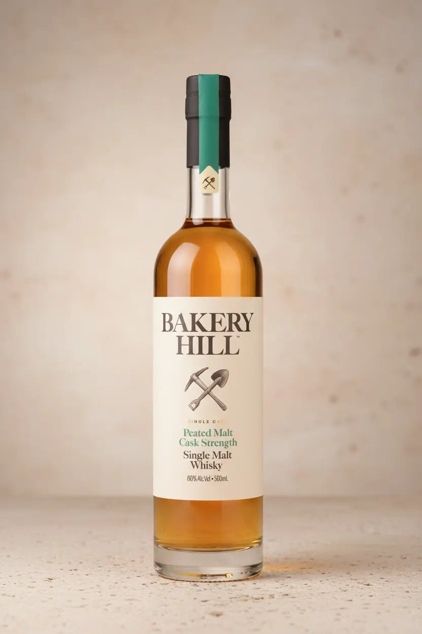 Buy Bakery Hill Peated Cask Strength Single Malt Whisky 500mL online at Wine Sellers Direct's best prices.
