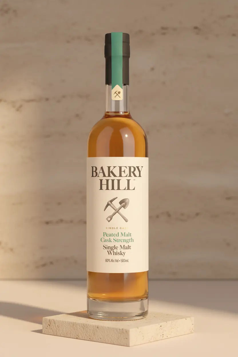 Buy Bakery Hill Peated Cask Strength Single Malt Whisky 500mL online at Wine Sellers Direct's best prices.