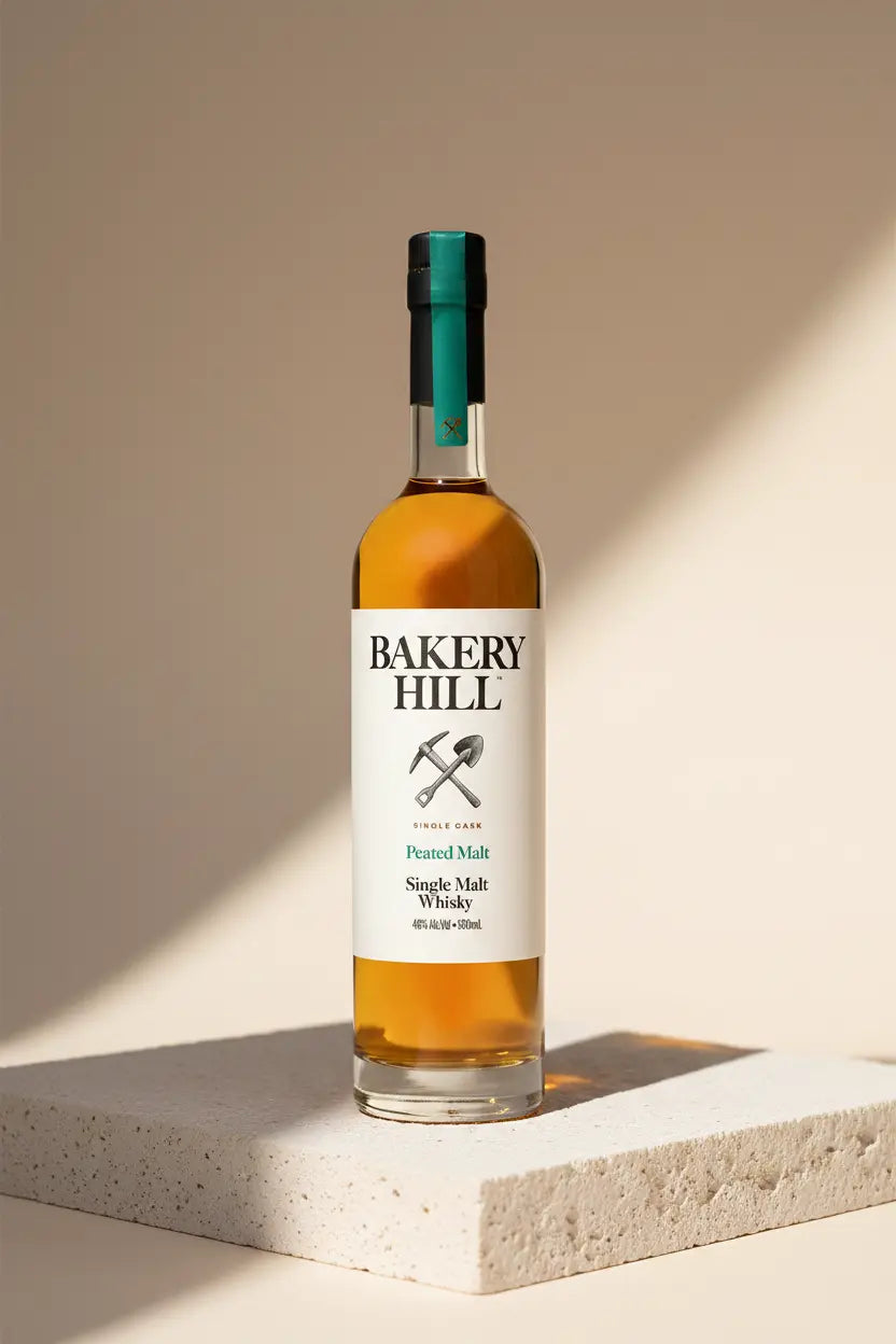 Buy Bakery Hill Peated Single Malt Whisky 500ml online at Wine Sellers Direct's best prices.
