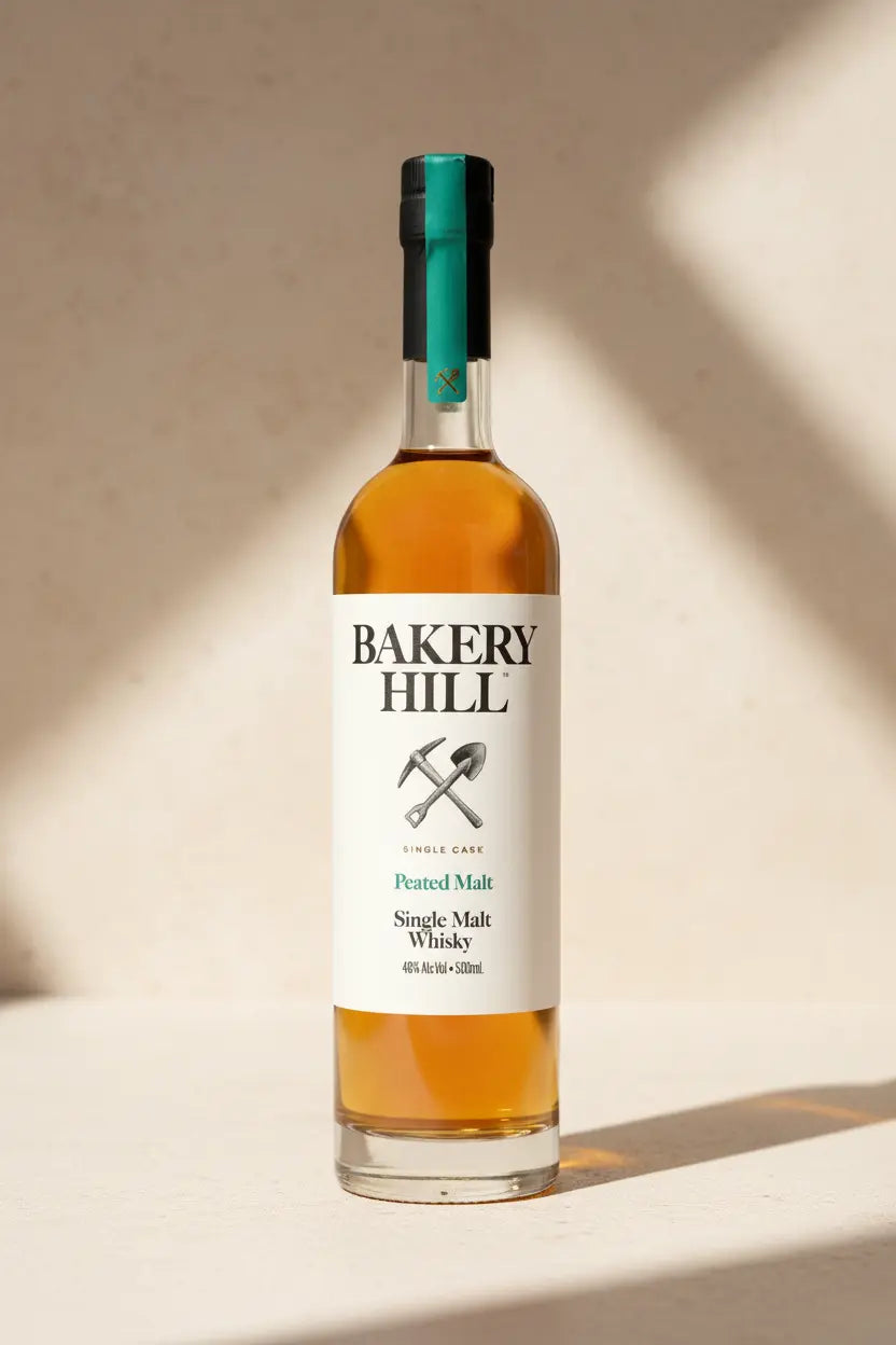 Buy Bakery Hill Peated Single Malt Whisky 500ml online at Wine Sellers Direct's best prices.