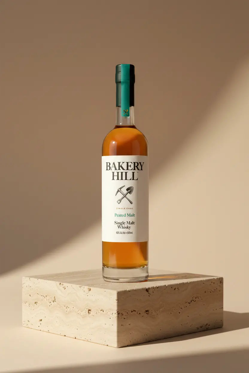 Buy Bakery Hill Peated Single Malt Whisky 500ml online at Wine Sellers Direct's best prices.