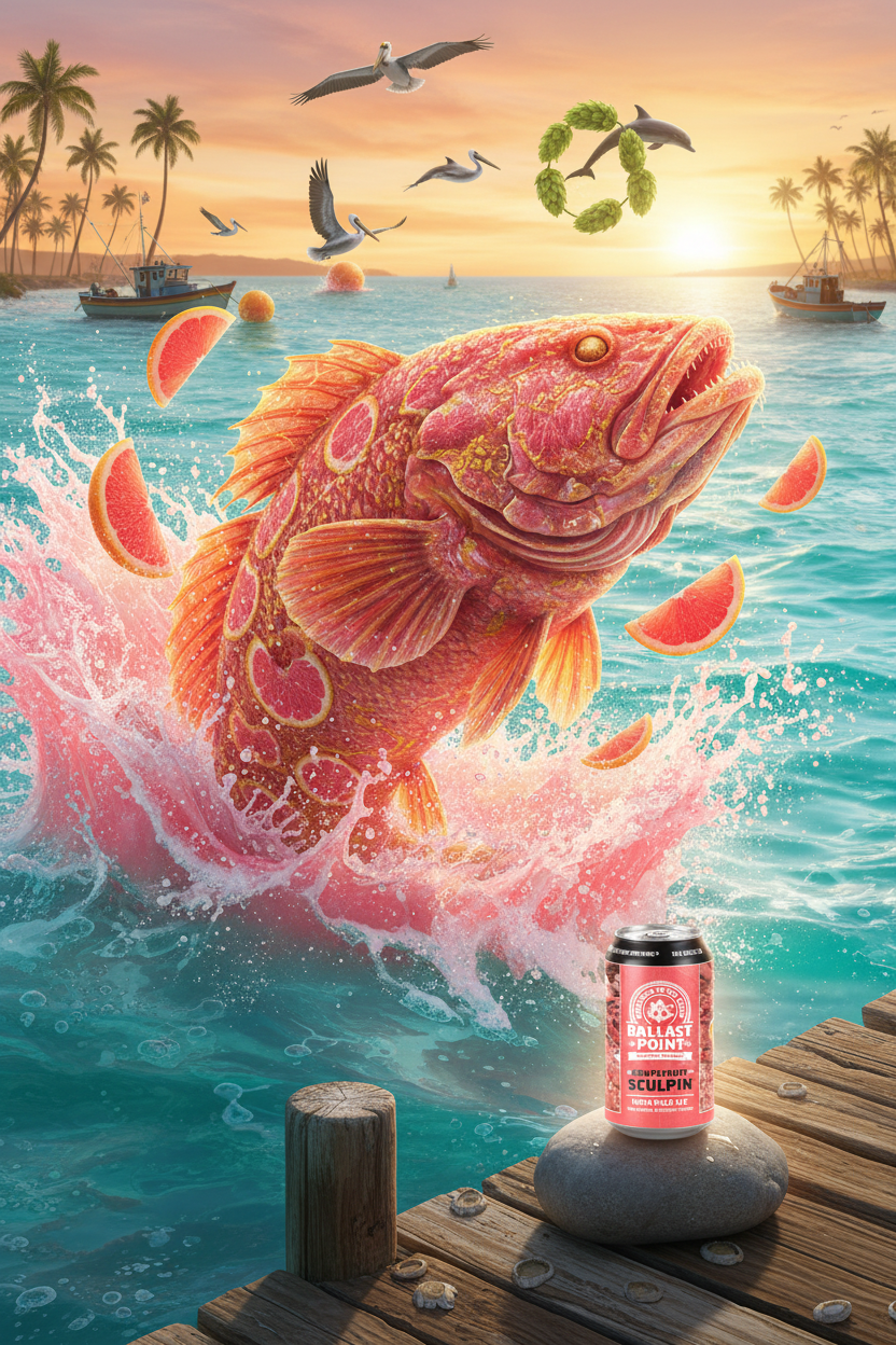 Find out more or buy Ballast Point Grapefruit Sculpin IPA 330mL online at Wine Sellers Direct.