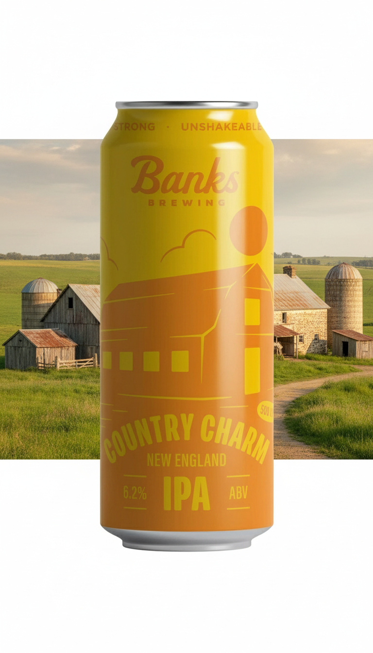 Find out more or buy Banks Country Charm NEIPA 500ml online at Wine Sellers Direct - Australia’s independent liquor specialists.