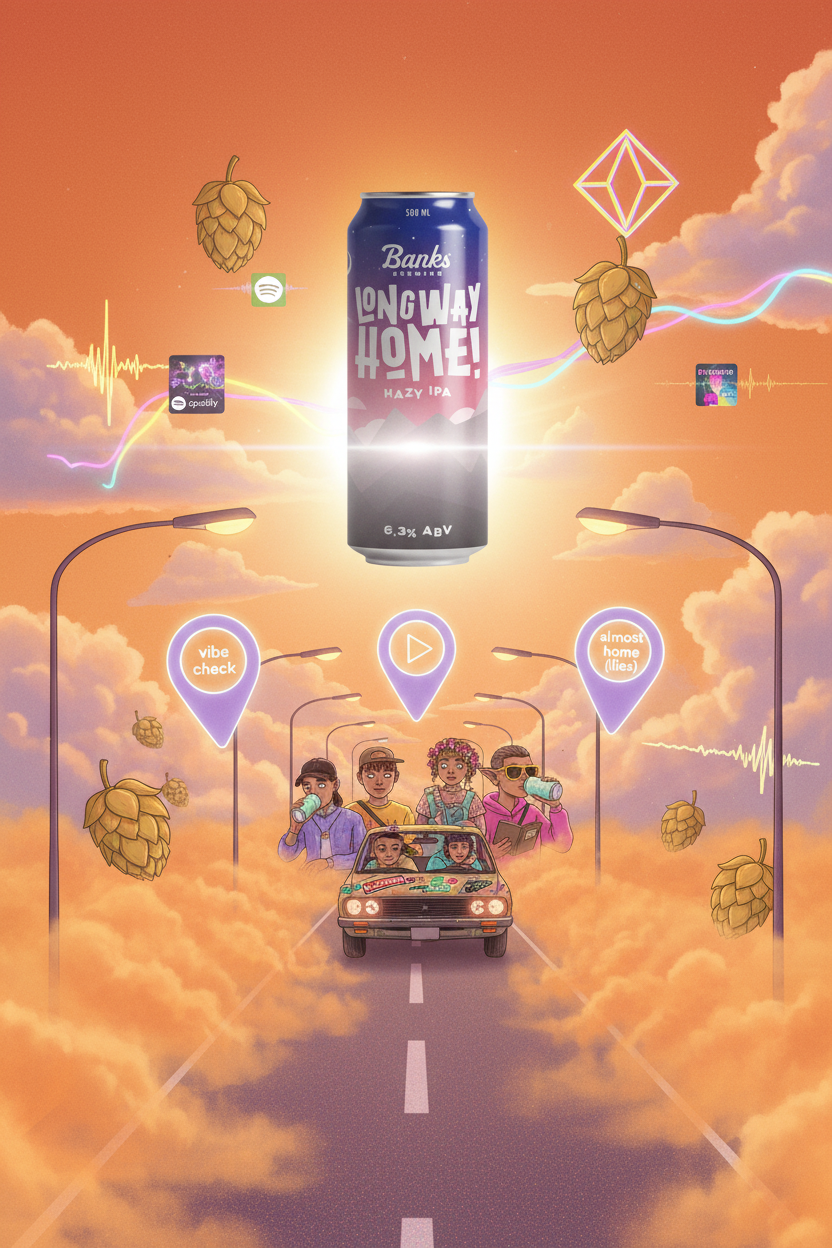 Find out more or buy Banks Long Way Home Hazy IPA 500mL online at Wine Sellers Direct - Australia’s independent liquor specialists.