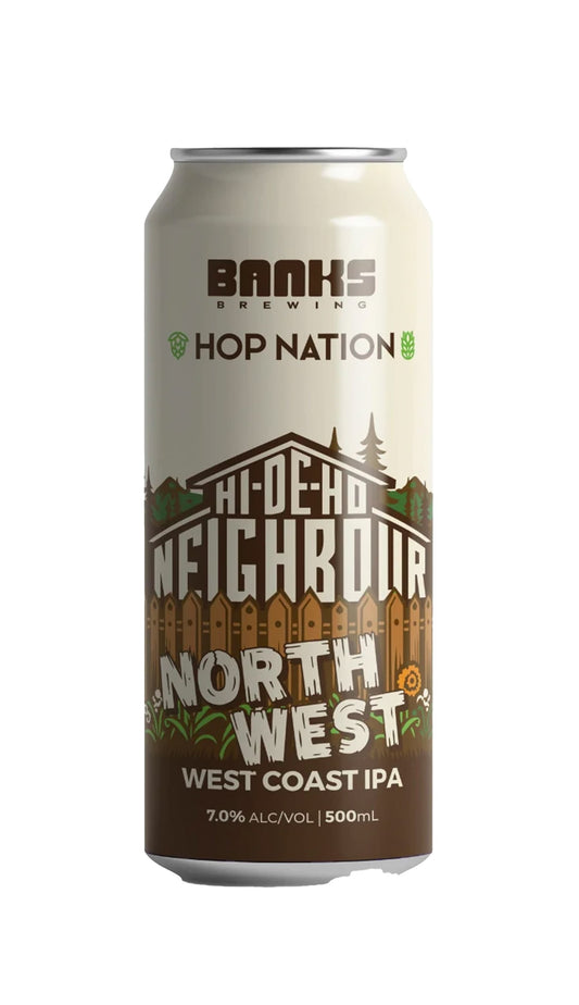 Find out more or buy Banks x Hop Nation Hi De Ho Neighbour West Coast IPA at Wine Seller's Direct's best prices.