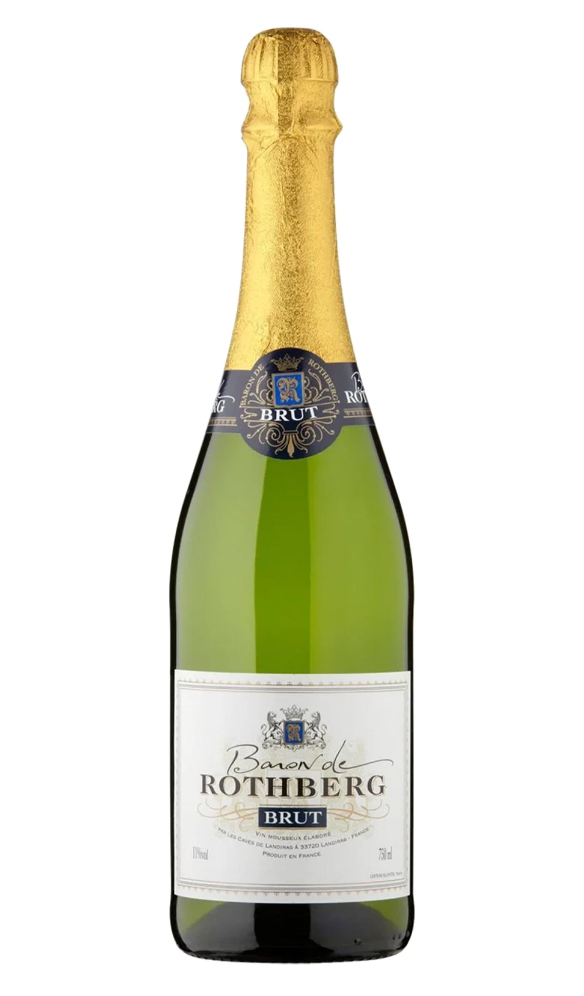 Ms Rothberg Baron de Rothberg Brut Sparkling NV 750mL (France)