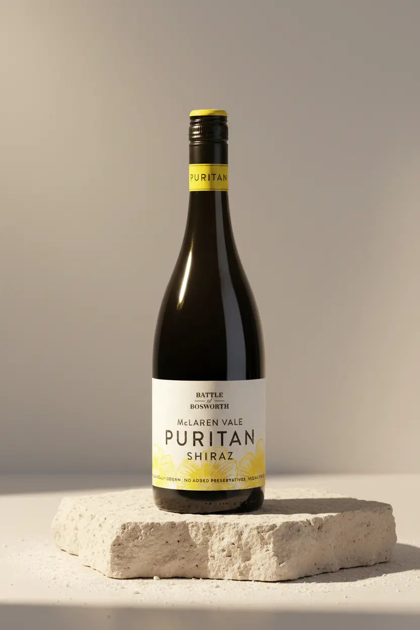 Buy Battle of Bosworth 'Puritan' Shiraz 2024 Organic Preservative Free wine available at Wine Sellers Direct's best prices.