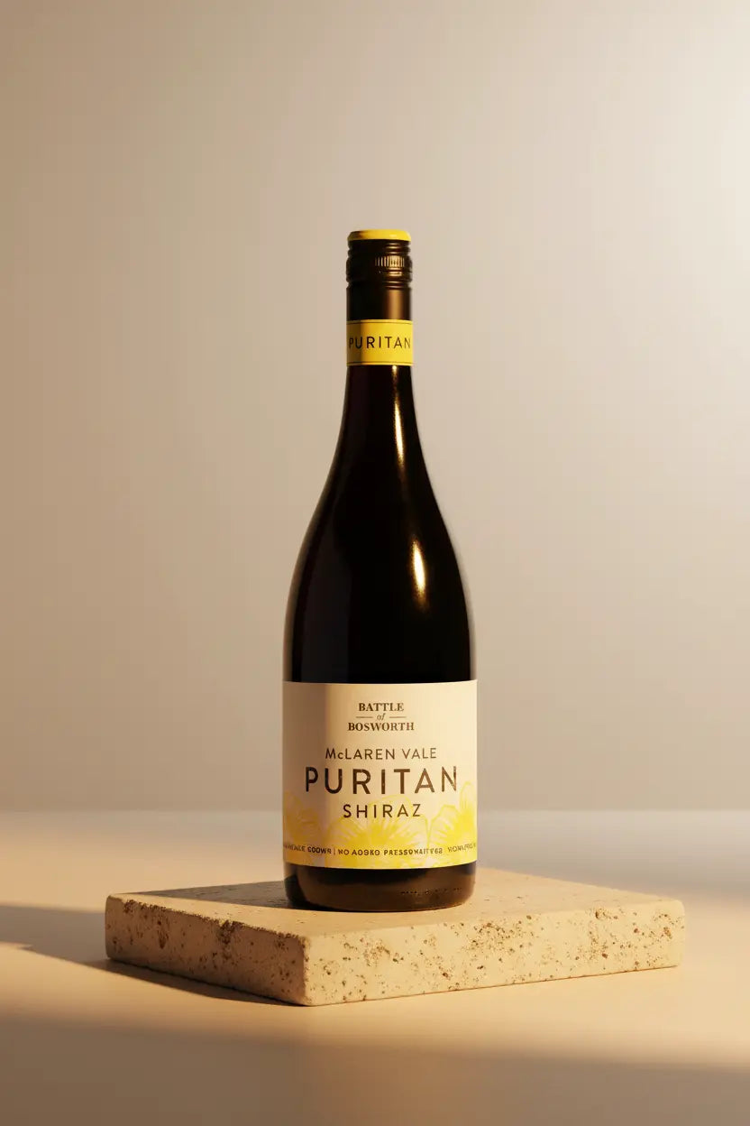 Buy Battle of Bosworth 'Puritan' Shiraz 2024 Organic Preservative Free wine available at Wine Sellers Direct's best prices.
